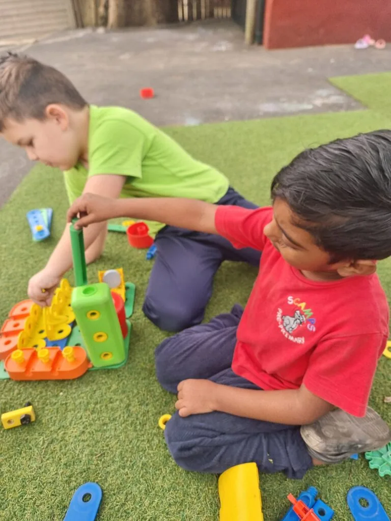Soft play and fine-motor toys in the Scamps baby and toddler space